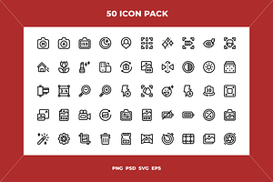 Camera interface icons, an Icon by Wencory