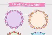 Seamless Vector Flower Patterns, a Pattern Graphic by Ta-da! Magical Prints (Thumbnail 6 of 6)