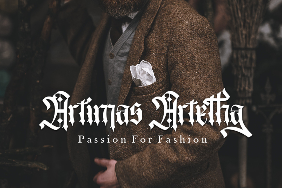 Qualzharo, a Blackletter Font by Danafont.co (Photo 10 of 10)