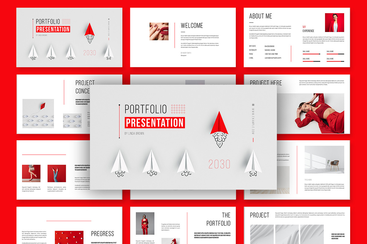 Portfolio Presentation Template, a Presentation Template by MightyDesign (Photo 2 of 7)