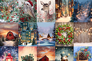 Cozy Winter Christmas Junk Journal, a Seasonal Illustration by LA Design (Thumbnail 3 of 10)