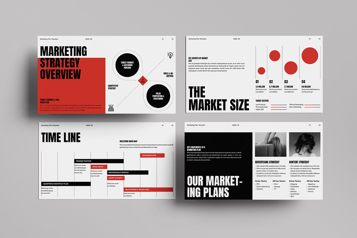 Marketing Plan Presentation Template, a Presentation Template by DesignCrest (Photo 10 of 14)