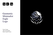 Geometric Minimalist Eagle Logo, a Branding & Logo Template by Luxury Logos (Thumbnail 1 of 4)