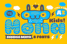 La Mona Kids / Cyrillic+Greek -85%