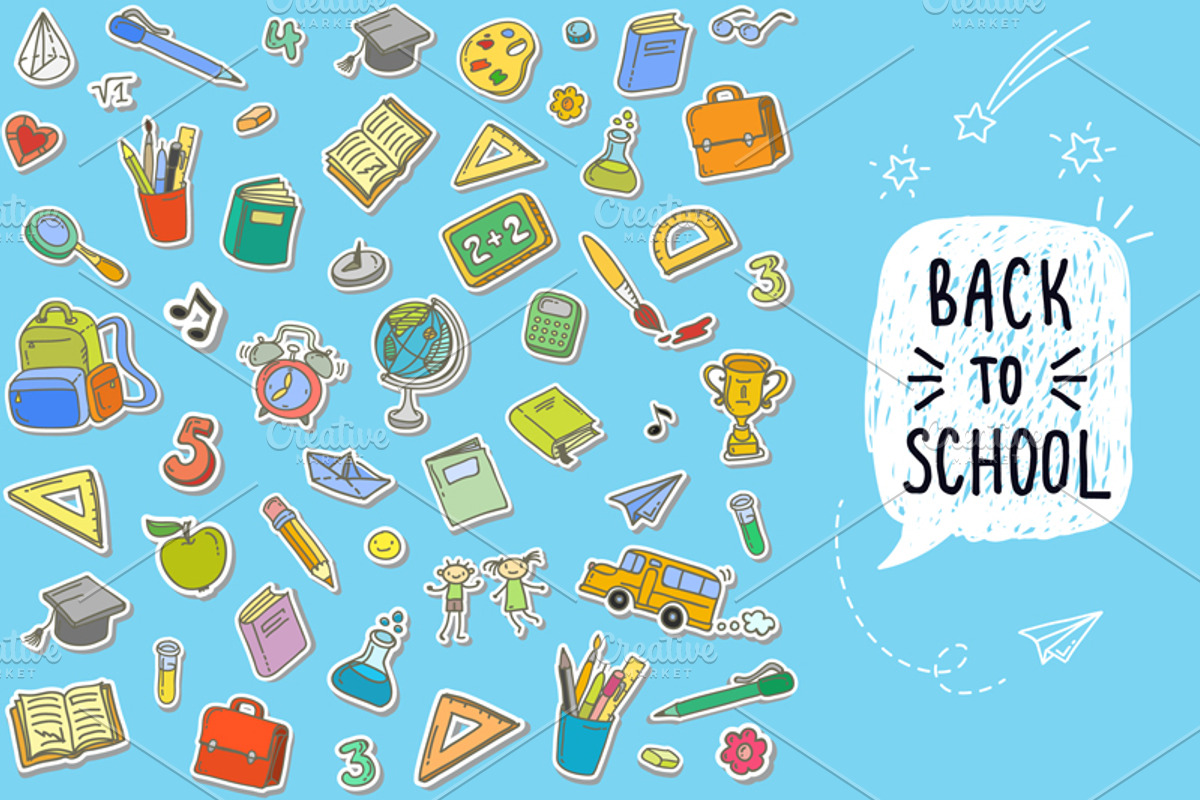 Back To School Bundle #2, a Decorative Illustration by VectorStory (Photo 1 of 3)
