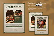 Donlam - Thanksgiving Dinner Flyer, a Flyer Template by Attype (Thumbnail 1 of 4)