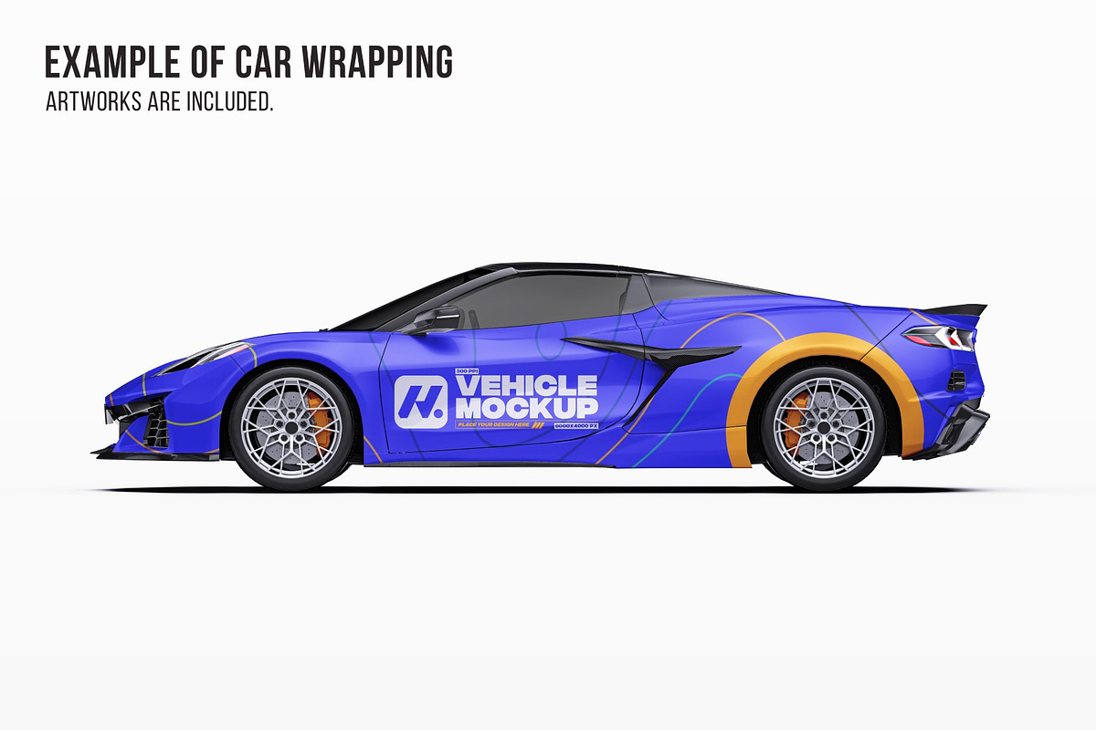 2026 Hyper Sport Convertible Set, an Advertising Mockup by Halal Graphic Studio (Photo 7 of 12)