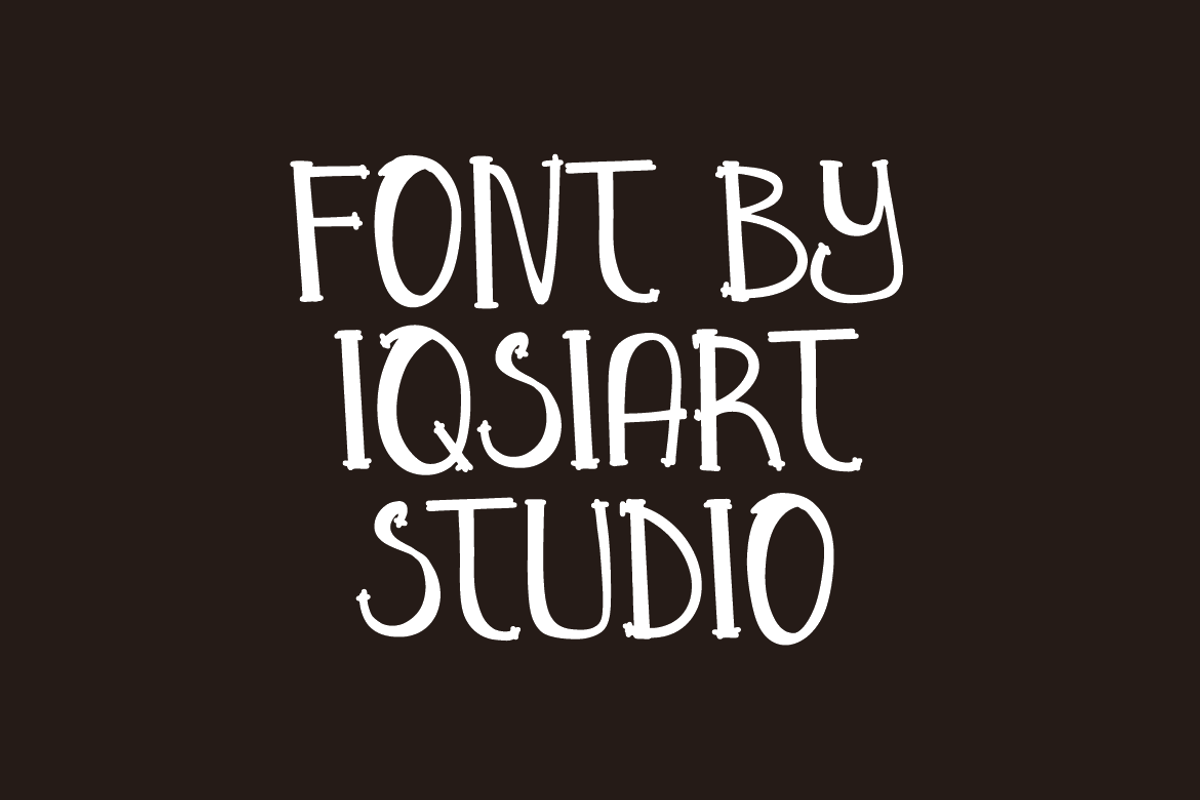 Kepang Western Font, a Serif Font by Iqsiart Studio (Photo 3 of 7)