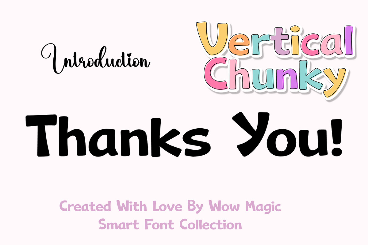 Vertical Chunky, a Slab Serif Font by Wow Magic (Photo 3 of 3)