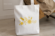 Yellow Otomi Oil Florals, a Texture Graphic by Minky Moo Creations (Thumbnail 17 of 18)