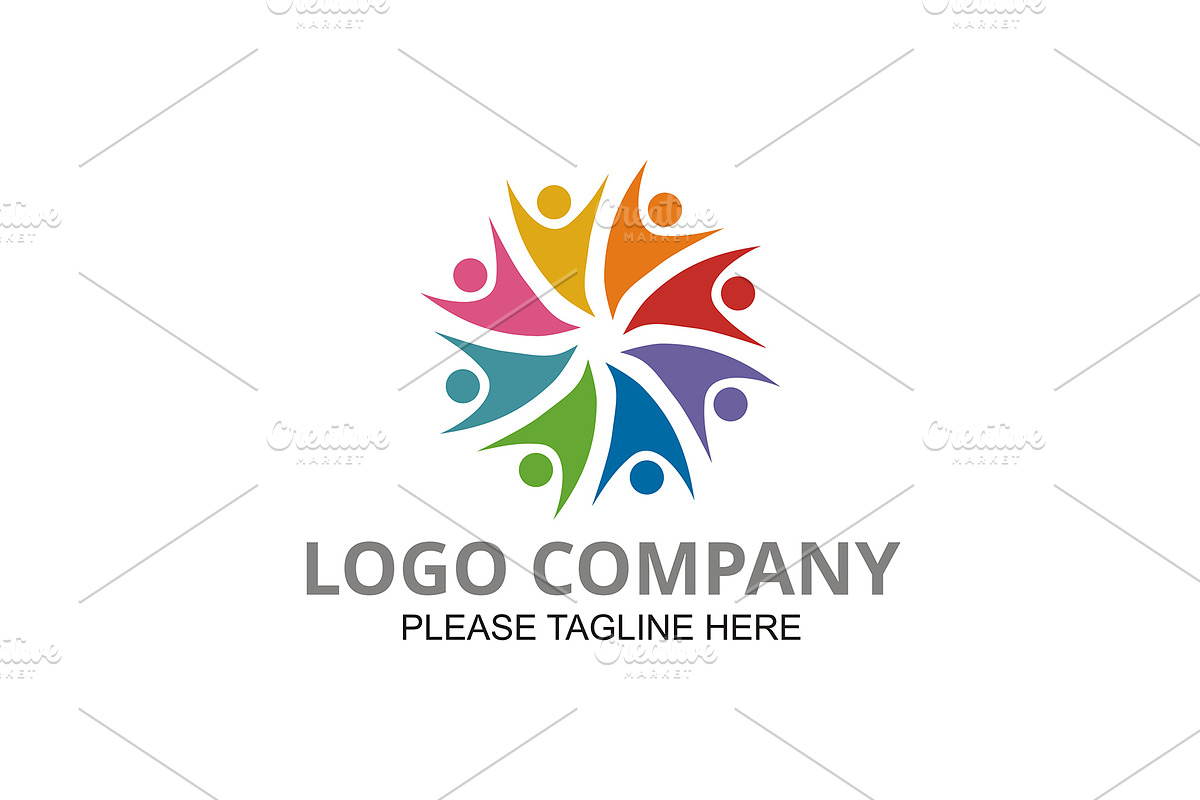 20 Logo Teamwork Templates Bundle, a Branding & Logo Template by Friendesigns (Photo 14 of 21)