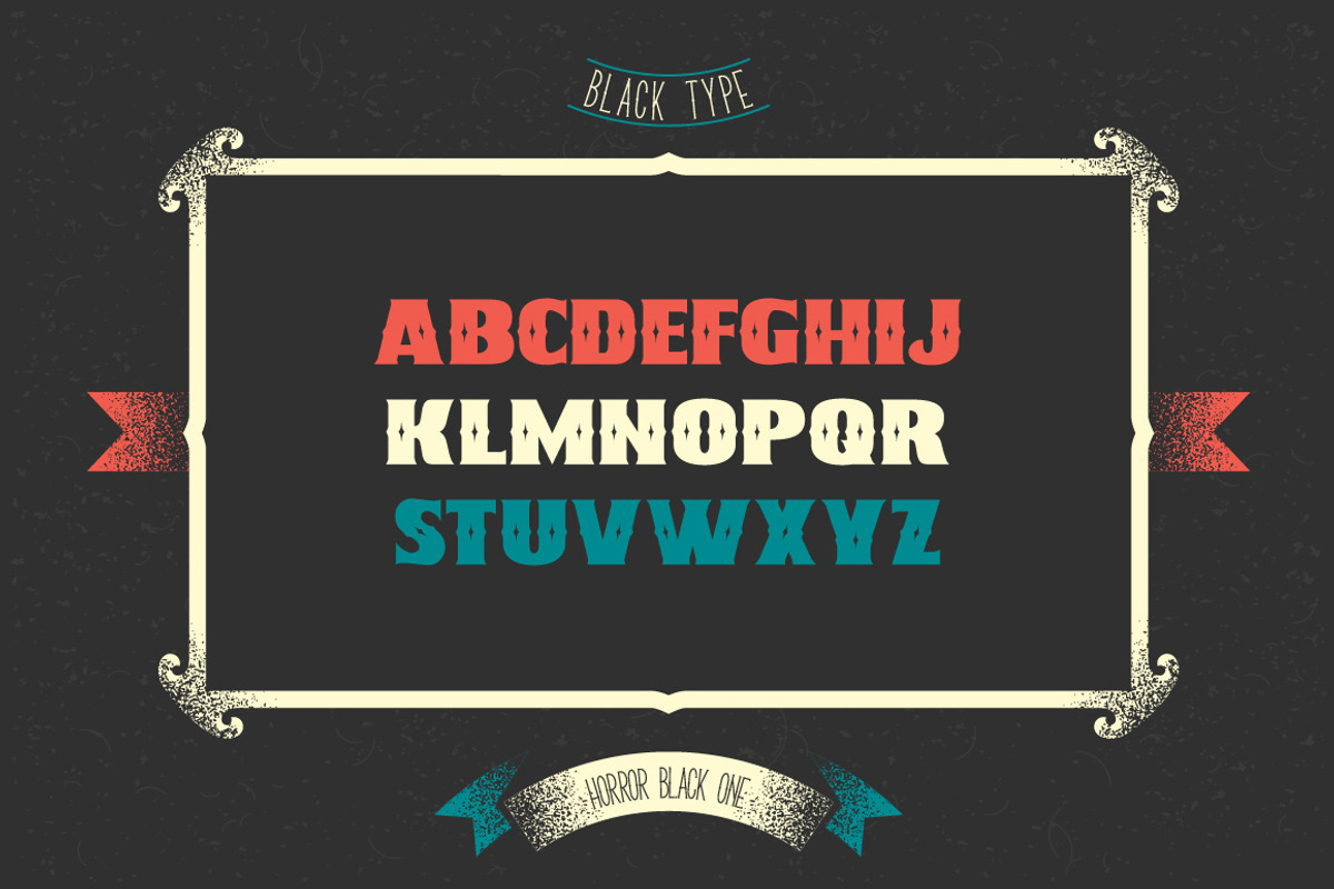 Two heraldic fonts preview 3