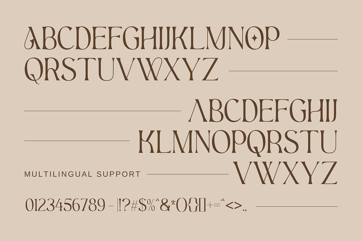 Aesthetic - Modern Display Serif, a Serif Font by Nirmana Visual (Photo 4 of 7)