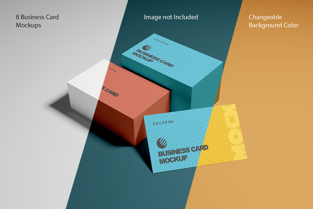 Business Card Mockups Vol-3, an Advertising Mockup by alimran24 (Photo 3 of 12)