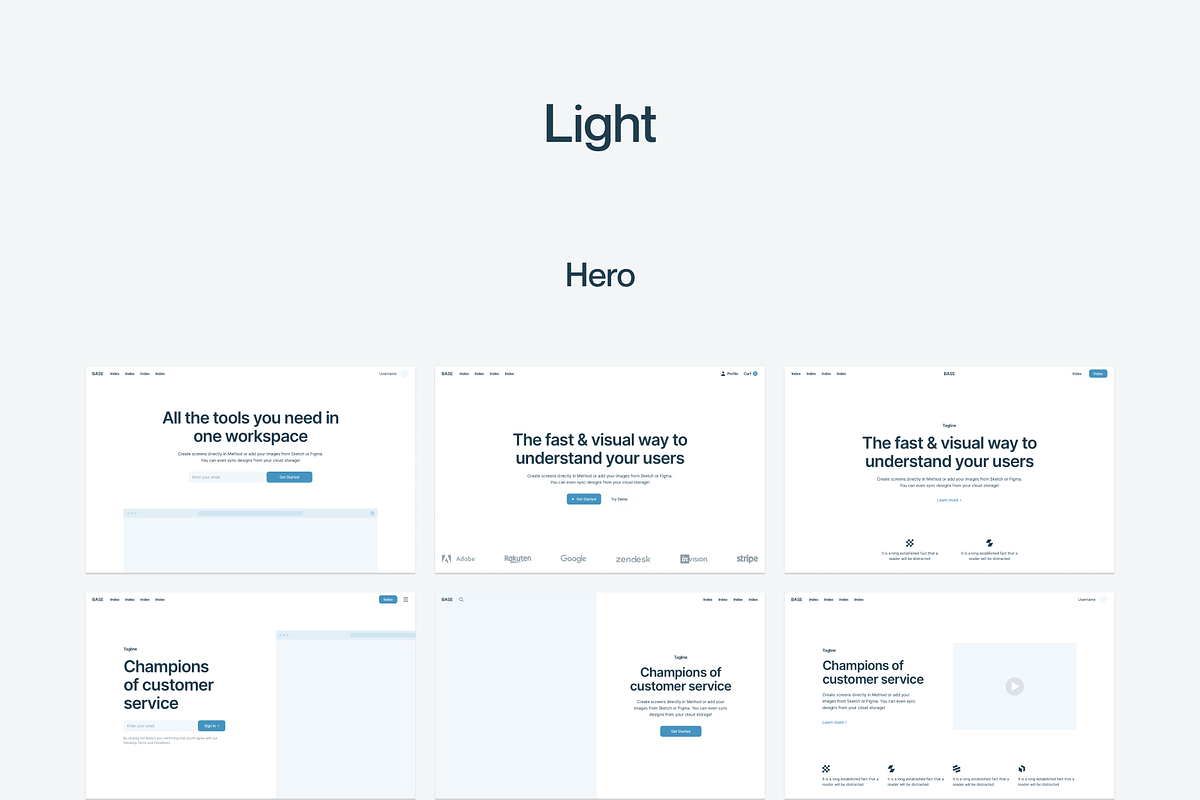 Blank Wireframe Kit, a Templates & Theme by Craftwork (Photo 6 of 11)