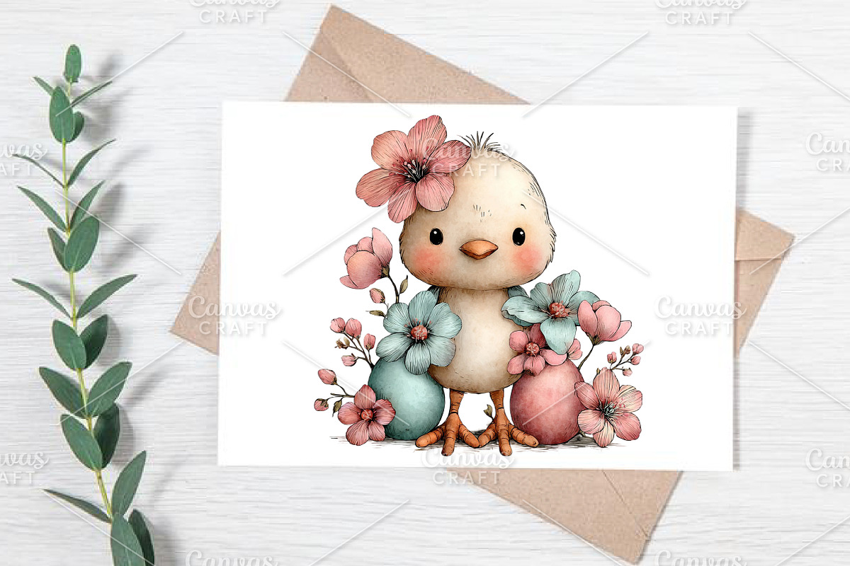 Whimsical Easter Animals Clipart PNG, an Illustration by Canvas Craft (Photo 6 of 7)