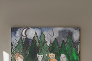 Watercolor Halloween art, an Animal Illustration by pictures for you (Thumbnail 6 of 6)