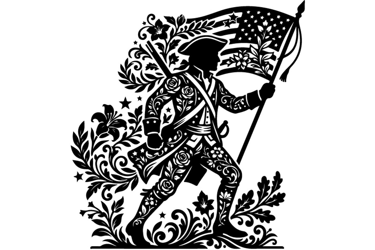 Patriotic Military Emblem Vintage, an Object Graphic by Gfx_Store (Photo 15 of 16)