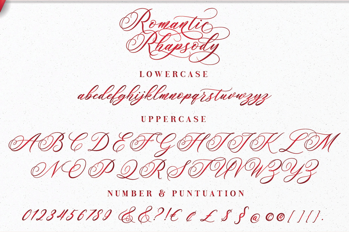 Romantic Rhapsody | Modern Calligrap, a Script Font by Almeera Std (Photo 6 of 10)