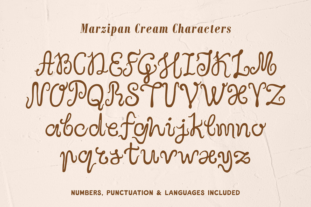 Marzipan Cream Sweet Festive Script, a Handwritten Font by Struvictory.art (Photo 5 of 9)