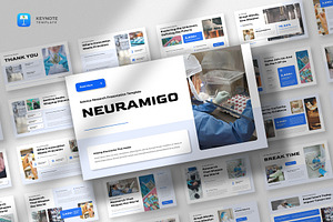 Science Research Keynote Template, a Presentation Template by fluffstudio