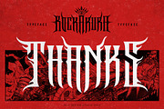 Rockakura typeface, a Blackletter Font by alit design (Thumbnail 17 of 17)