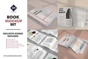Book Mockup Set
