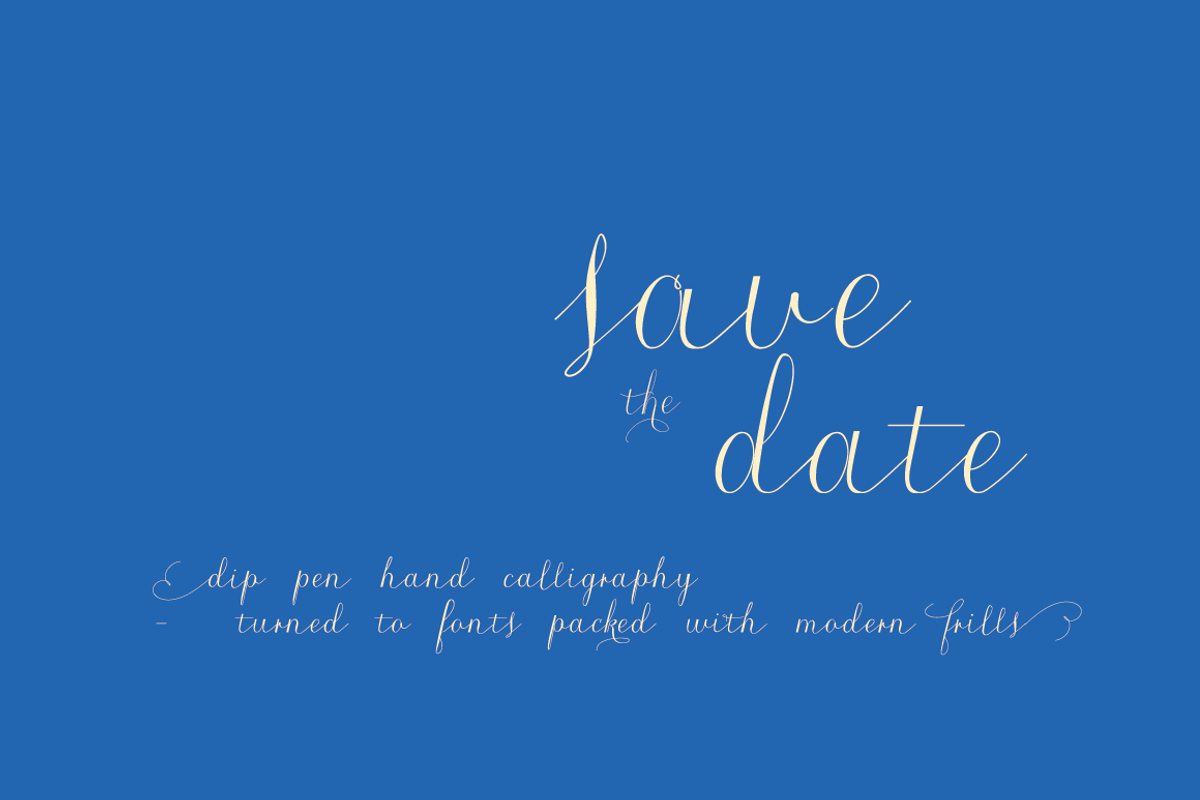 Roicamonta Italic otf font preview 3