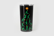 Basketball Christmas Tree SVG DXF, a Decorative Illustration by Kluva's Wavy Silhouettes (Thumbnail 4 of 4)