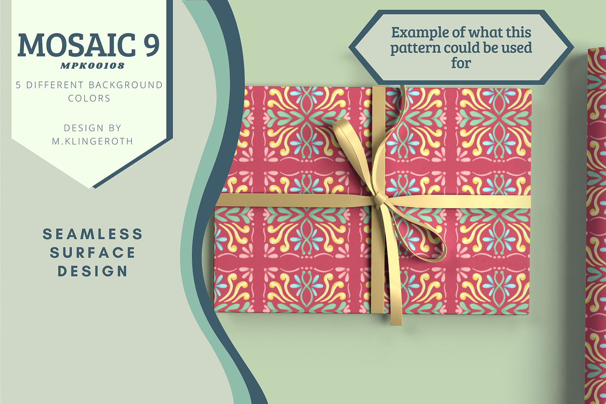 Mosaic 9, MPK00108, a Pattern Graphic by MissPerfectKaos (Photo 4 of 11)