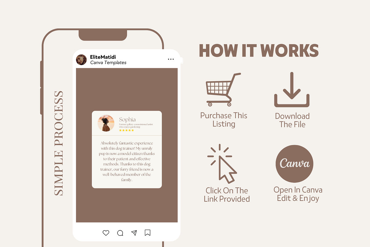 Dog Training Instagram Templates, a Social Media Template by EliteMatidi (Photo 5 of 8)