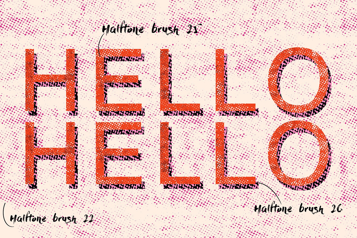 Halftone Brushes for Procreate, a Brush Add-On by KJP Designs (Photo 15 of 18)