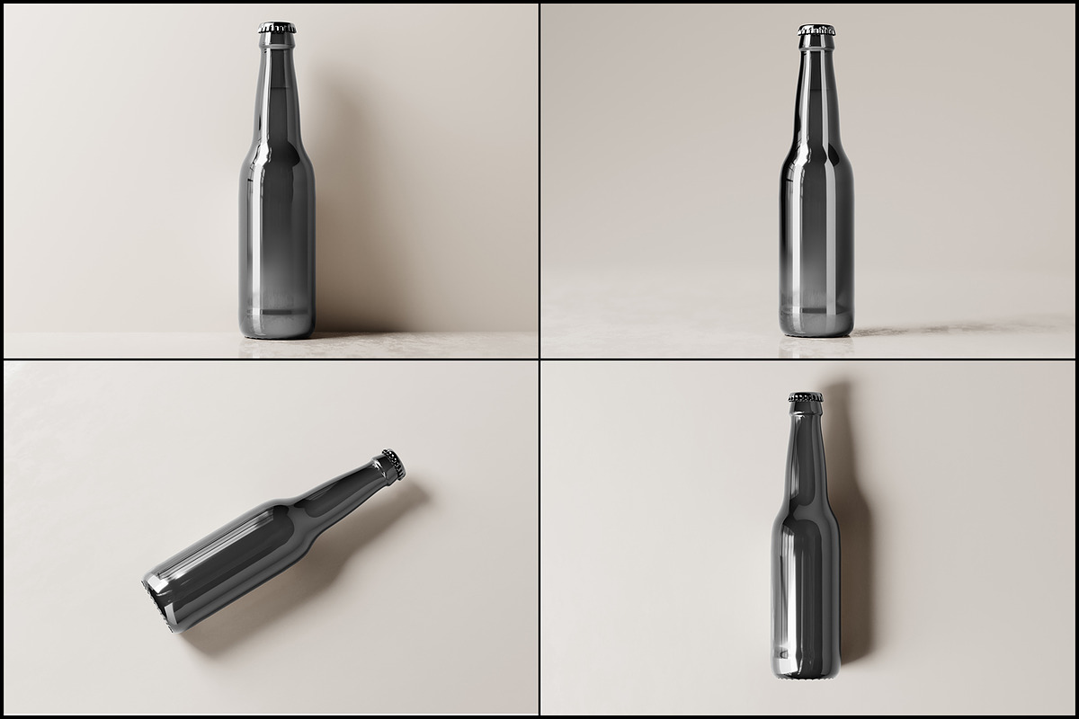 Beer Bottle Mockup, a Product Mockup by Designbuys (Photo 2 of 10)