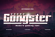Gongster - Modern Gaming Font, a Script Font by ivan_artnivora (Thumbnail 1 of 4)