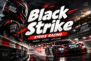 Black Strike, a Script Font by Wow Magic (Thumbnail 3 of 4)