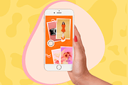 Bold Canva Instagram Story Templates, a Social Media Template by Kurly Creative (Thumbnail 5 of 11)