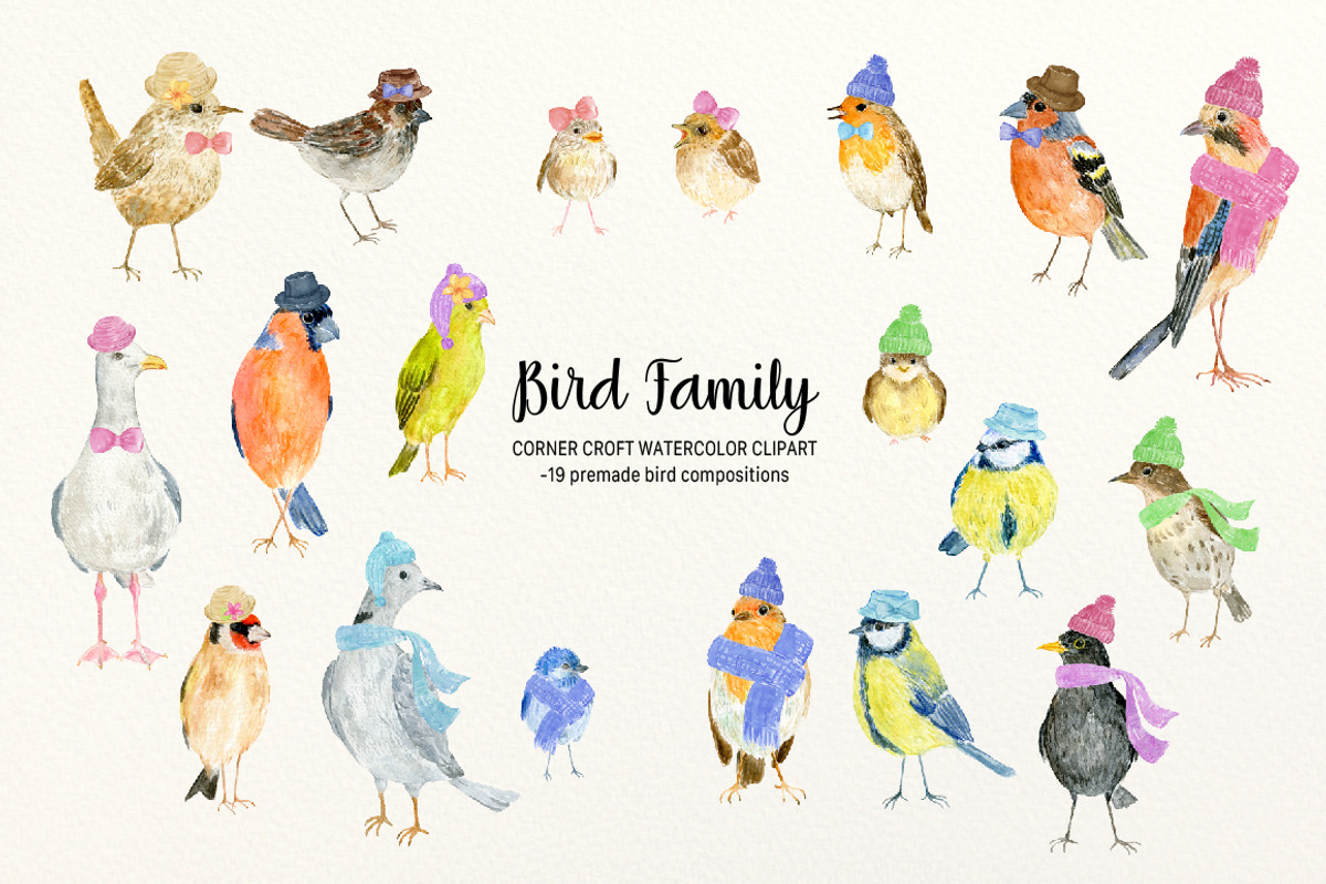 Bird Family Illustration, a Person Illustration by Corner Croft (Photo 3 of 12)