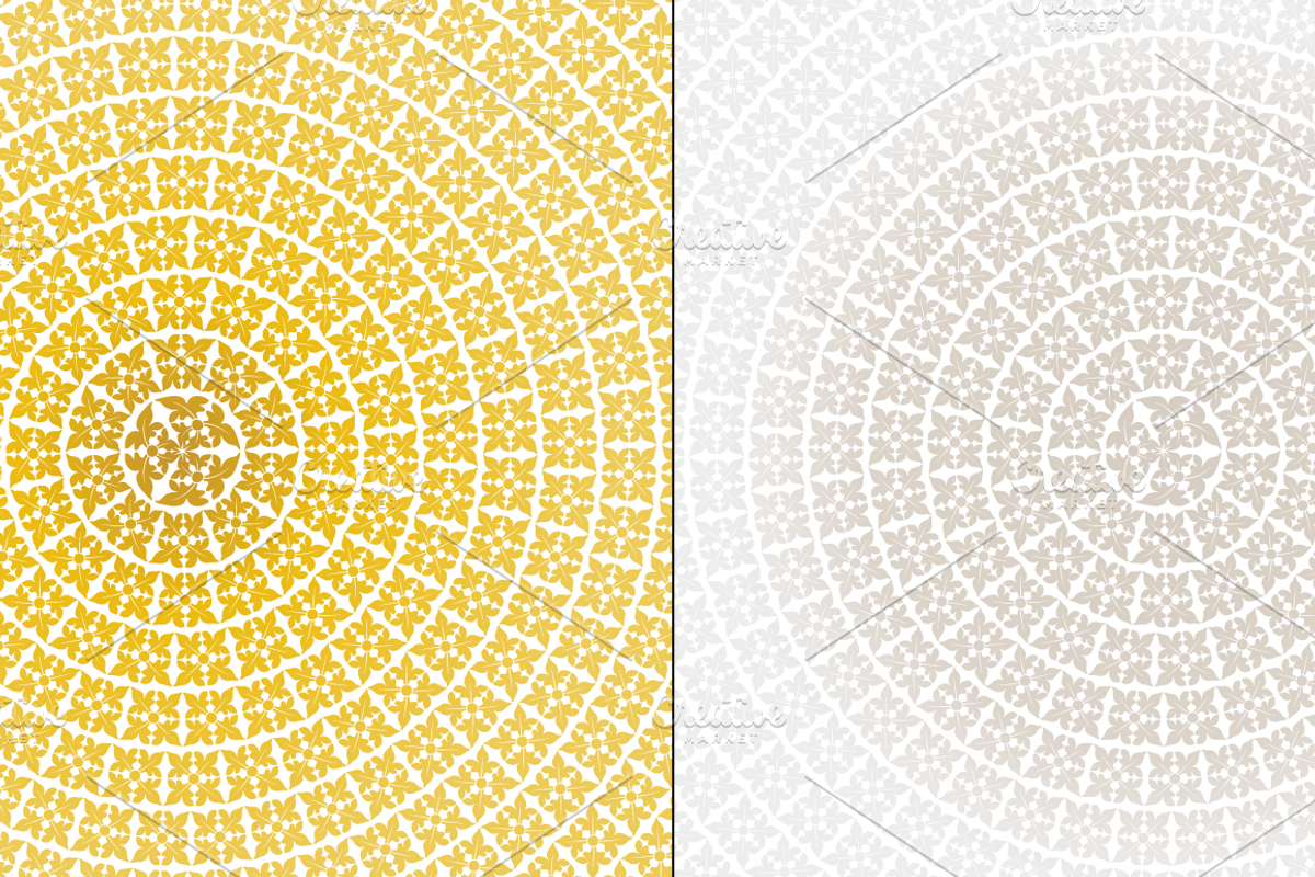 Ornate Circular Metallic Patterns preview 7