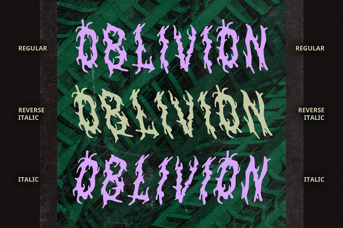 CS Beware – Black Metal Font, a Blackletter Font by Craft Supply Co. (Photo 7 of 8)
