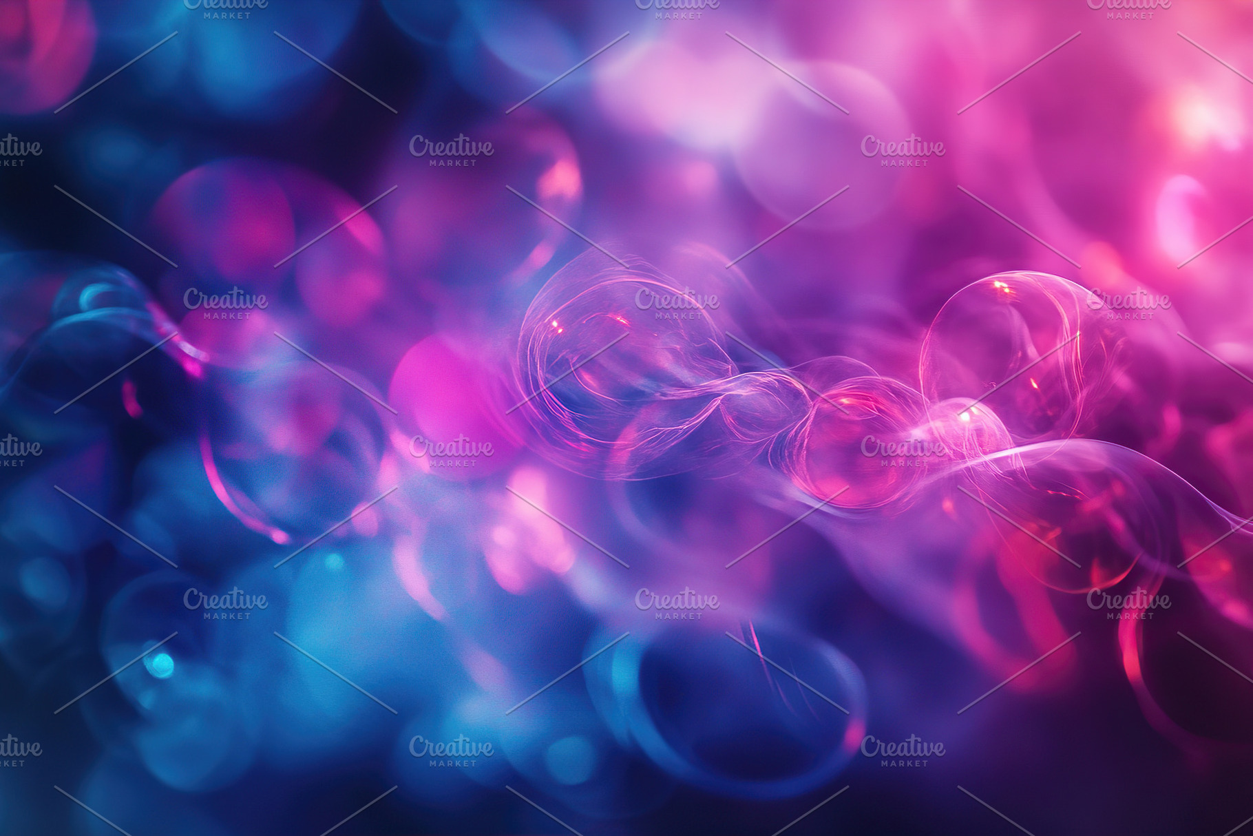 Colorful bubbles floating in a soft, dreamy background with vibrant hues and pa, a Background Photo by AlyaAnd