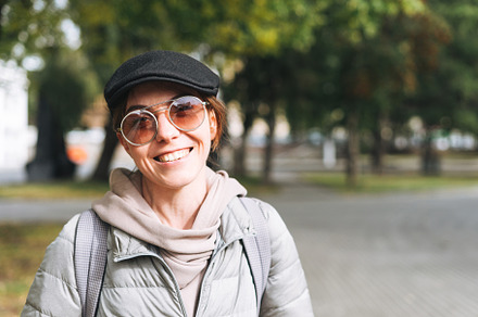 Portrait of happy young woman, a Person Photo by Galina_Zhigalova