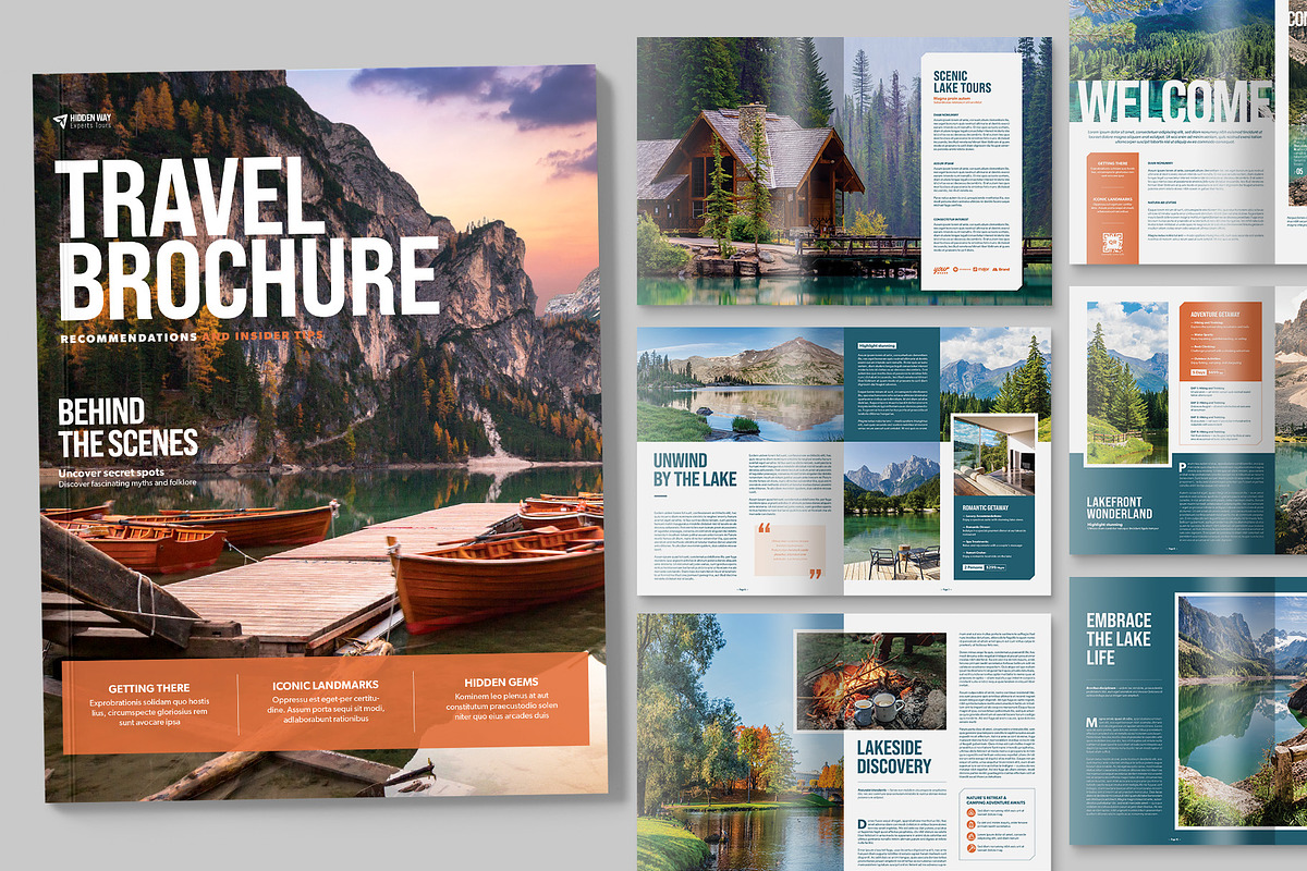 Travel Brochure Template, a Brochure Template by BrandPacks (Photo 6 of 6)