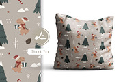 Dinosaur christmas pattern, a Pattern Graphic by lindoet23 (Thumbnail 2 of 4)