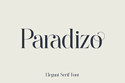 Paradizo - Elegant Serif Font, a Serif Font by Surplus Type Co (Thumbnail 1 of 8)
