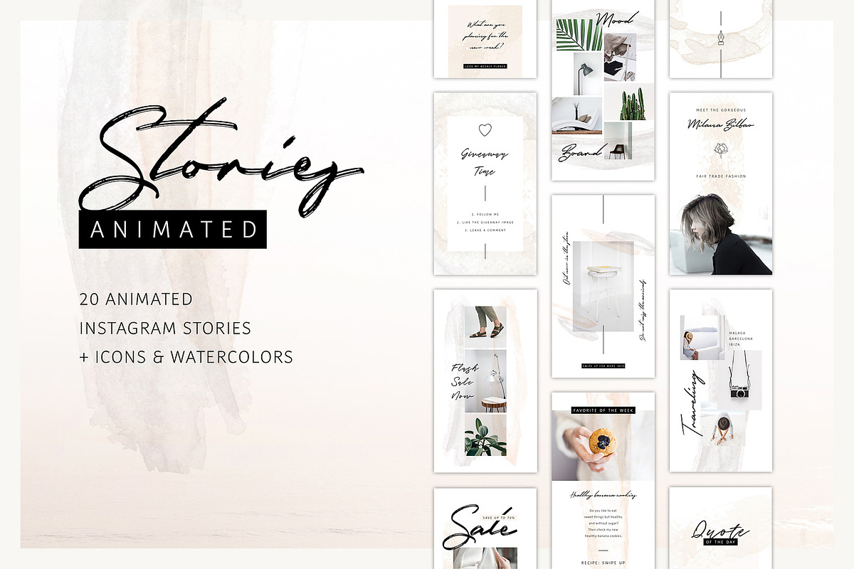 ENTIRE Stories – Instagram Templates, a Social Media Template by AgataCreate (Photo 4 of 15)