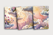 Blooming Clouds, a Background Graphic by Curve Design (Thumbnail 2 of 7)