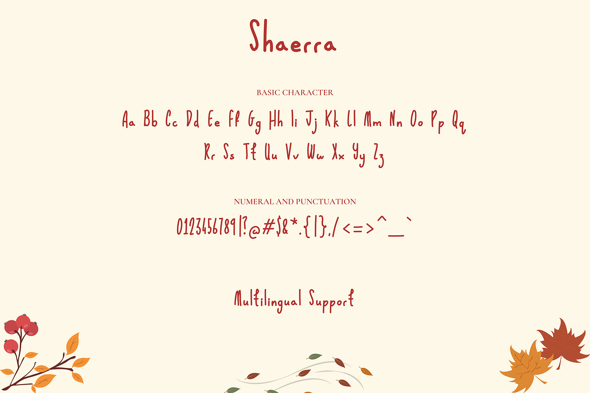 Shaerra a Handwriting Font, a Script Font by Aisyah