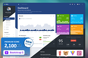 Nifty - Responsive Admin Template, a Bootstrap Template by ThemeOn (Thumbnail 1 of 4)