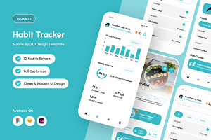 LoopDay - Habit Tracker Mobile App, an App Template by productype1