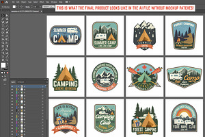 156 Editable Badges And Patches